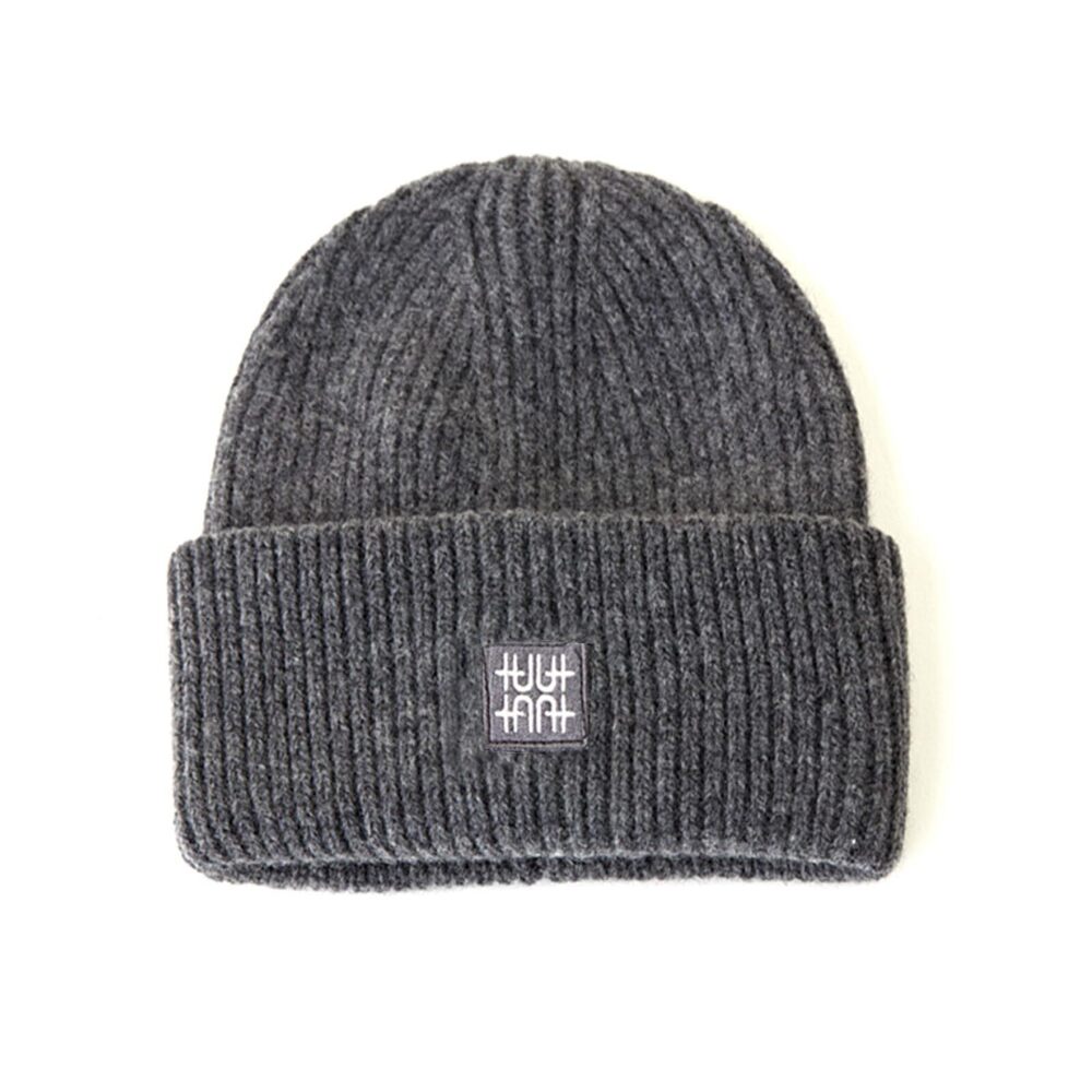 9708 100% Wool Ribbed Beanie Hat & with Gift Box, Soft&Warm&Stylish Knit